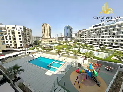 Bright 2bedroom pool view //Ready to move // Pool, Gym, parking// Gas free , Dishwasher //