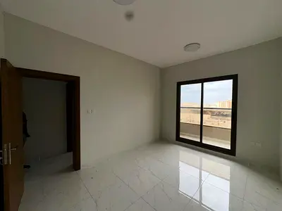 One bedroom, living room, two bathrooms, and a balcony. Second-hand apartment in Rawda 1, behind Al-Hamidiya Police Station.