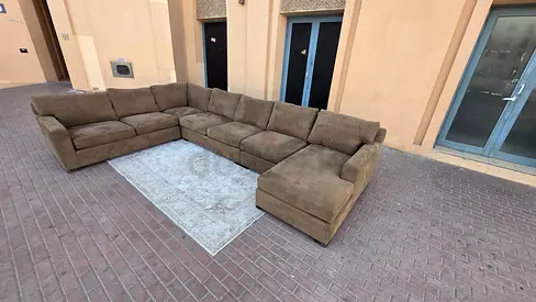 Axis feather 🪶 filled U Shape sofa