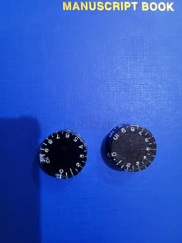 Black Guitar Volume  Tone Knob