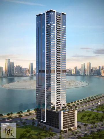 برح مرسى العرب في الشارقة الخان  مؤلف من غرفتين وصالة عادية  رويال  إطلالة بانورامية على البحر وإطلالة على البحيرة