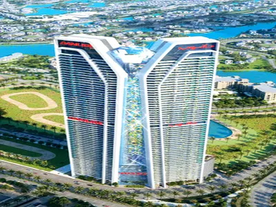 شقة غرفتين نوم + مسبح / إيجار شهري 1% / مفروشة / إطلالة على البحر