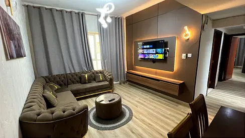 شقة غرفتين وصالة مفروشة للإيجار الشهري في الجرف 2 عجمان، 5500 درهم شامل جميع الفواتير.