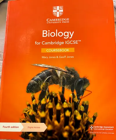 Cambridge IGCSE Biology (0610) Coursebook - 466 Pages