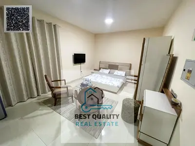 استوديو فاخر في الكورنيش – للإيجار الشهري  حديث جاهز للسكن