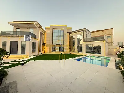 قصر فاخر للبيع في عجمان – الياسمين خلف الحديقة مباشرة | تصميم مودرن راقي | نادي صحي متكامل
