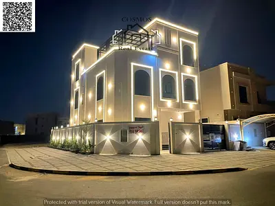 فيلا زاوية فاخرة للغاية | 7 غرف نوم رئيسية | واجهة حجرية أنيقة | تراس على السطح | تشطيبات فاخرة ✨