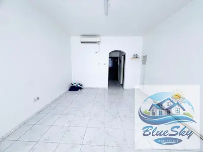 LOW PRICE BEAUTIFUL SAPARAT KITCHEN AND SPLIT AC STUDIO APARTMENT AL WADHA ROAD JUST FOR RENT 22K