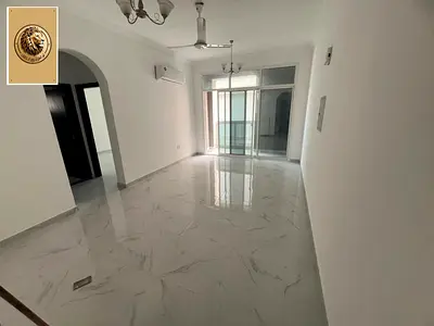 For rent in Ajman, Al Muwaihat: 3 bedrooms, living room, swimming pool, and