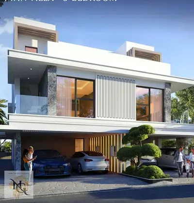 اكتشف نمط الحياة الفاخر على الجزيرة في هذه الفيلا المكونة من 5 غرف نوم في مجمع داماك آيلاندز السكني الراقي