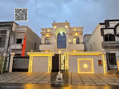 للبيع فيلا مودرن فاخرة بتشطيبات راقية بجوار المسجد شامل رسوم التسجيل والتمليك