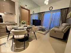 Luxury 2BR with teracce burj khalifa view for weekly rent