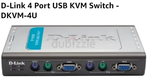 D-Link 4 Port USB KVM Switch - DKVM-4U