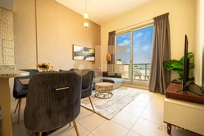 Furnished 1BR Apartment | Oakwood Residency | Balcony & Pool Access