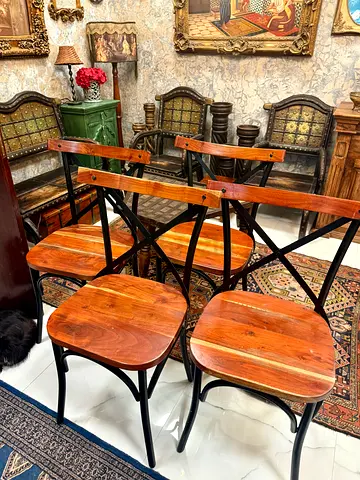 Solid wood marina 4 chairs