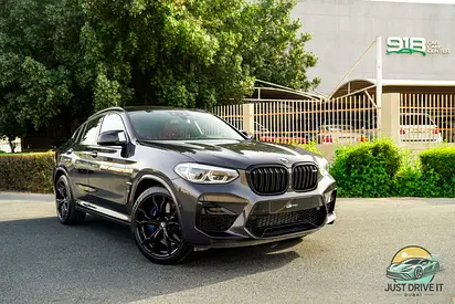 BMW X4M Competition 2021 GCC | 35K kms | Warranty + Service until 2027 | Cartier Red | Full Carbon