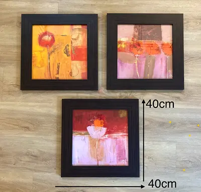 Set of framed prints