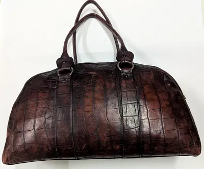 Genuine crocodile handbag