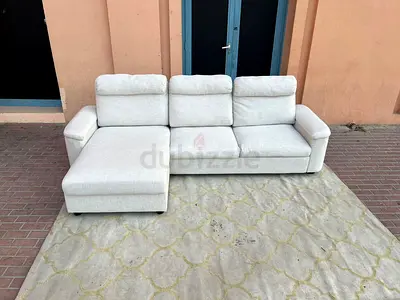 Pull out L shape sofa bed with mattress