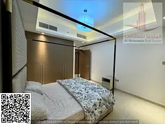 Two bedrooms and a living room for rent, furnished, with a swimming pool, gym, and parking / Al Rash