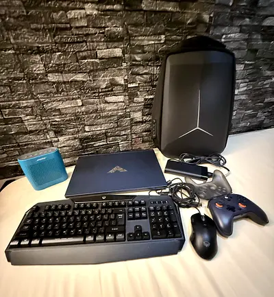 Gaming PC Setup with Accessories
