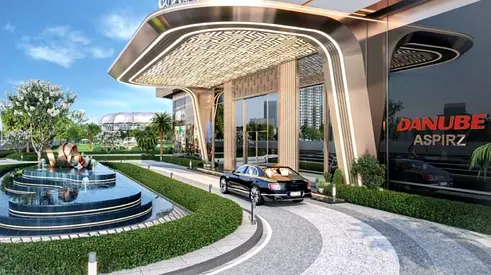 Furnished Studio | Aspirz by Danube | Balcony & Pool Access