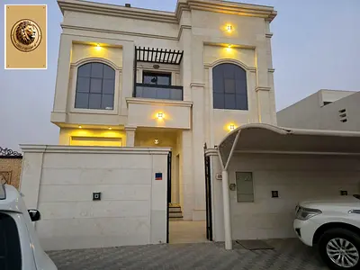 Luxury furnished villa in Al Zahia with a private roof and 5 majlis rooms | Sophisticated design Ready to move in immediately.