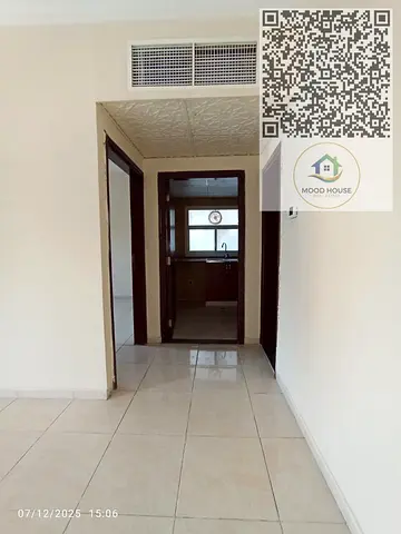 شقة غرفة وصالة للإيجار في الروضة 2 مع بلكونة، بسعر 27 ألف درهم سنوياً على 4 دفعات، مع تأمين شيك ضمان غير قابل للصرف