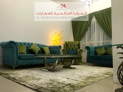 for rent monthly A fully furnished One-bedroom Two-bathroom apartment in Al Taawun 1