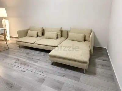 IKEA Soderhamn L Shape Sofa Beige