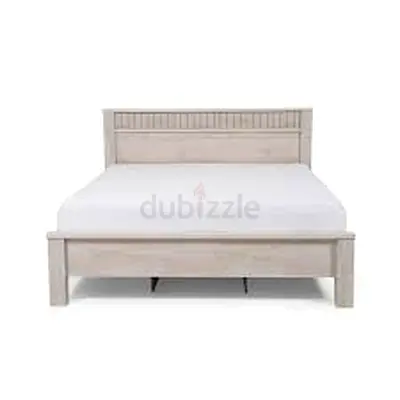 PAN EMIRATES Stylish Wooden Bed Frame with spring mattress