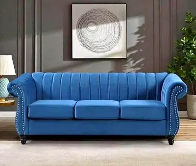 Elegant Blue Sofa for Sale