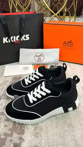 Hermes Bouncing Sneakers ‘Black/White’