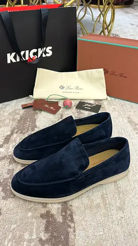 Loro Piana Summer Walk Loafers ‘Navy Blue’