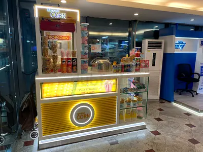 Sweet Corn/PopCorn Business Kiosk in a Mall