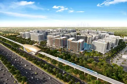 شقة بغرفة نوم واحدة | عزيزي فينيسيا 14 | إطلالات على البحيرة والمارينا