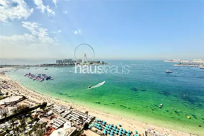 Upgraded | Furnished | Ain Dubai and Sea Views