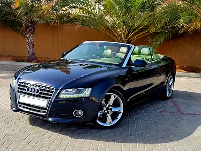 Audi A5 convertible 4cylinders GCC Full option 2011 well maintained