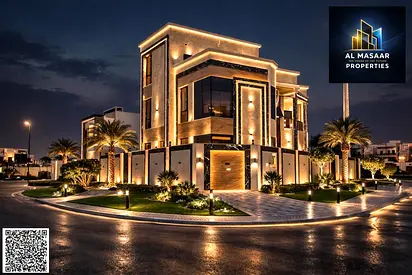 للبيع فيلا كورنر مودرن بالحليو زاوية على شارعين شامل رسوم التسجيل والتمليك من المالك مباشرة