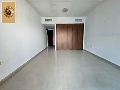 For annual rent in Al Rashidiya 3: One bedroom, living room, two bathrooms, and a spacious balcony. 