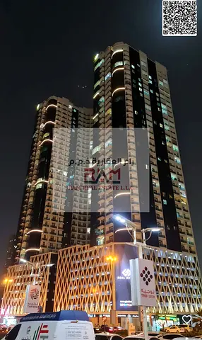 مقدم 305,000 فقط |شقة جاهزة للسكن | ابراج الواحة عجمان