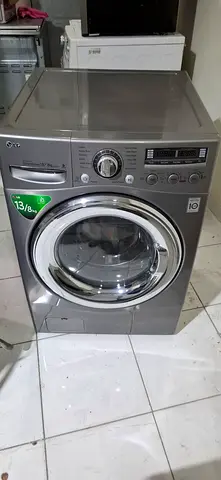 LG 13kg washer 8kg drayer combo washing machine stainless steel body same like new