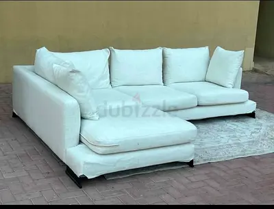 Christmas Corner Sofa Beige Good Condition