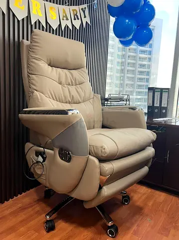 Comfortable Leather Recliner Manager Chair with massage