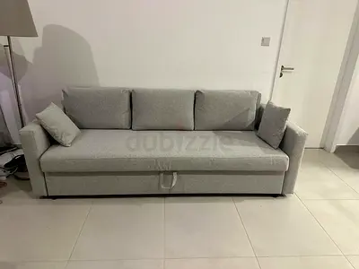 Luxury Fabric 3 Seater Sofa Bed