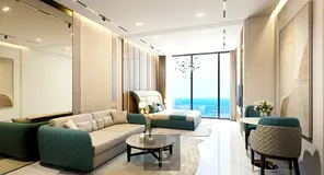 Luxury Waterfront Studio | Sea &amp; Skyline View | Best Investment | BREEZ by Danube – Dubai Mari