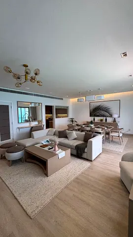 One of the most luxurious apartments for sale with a private beach and a back view in Al Khan
