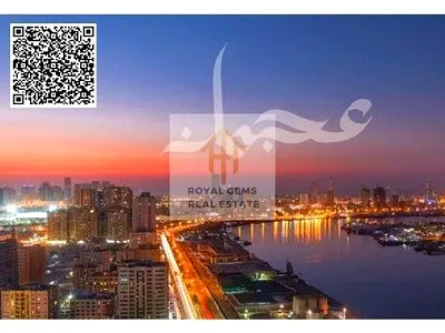 للبيع . غرفة نوم اطلالة مفتوحة  +  تملك حر 100%  لجميع الجنسيات + موقع جغرافي + بدون عمولة + خطة دفع 7سنوات