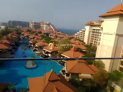Sea View 1BR Hotel Apartment | Balcony | Furnished | Azizi Mina, Palm Jumeirah