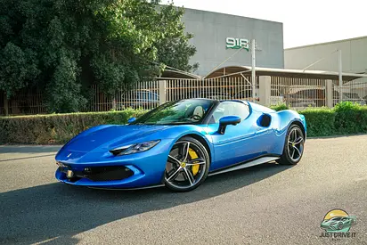 Ferrari 296 GTS 2023 GCC | Warranty 2029 | Service 2030 | Carbon Seats | Blu Corsa